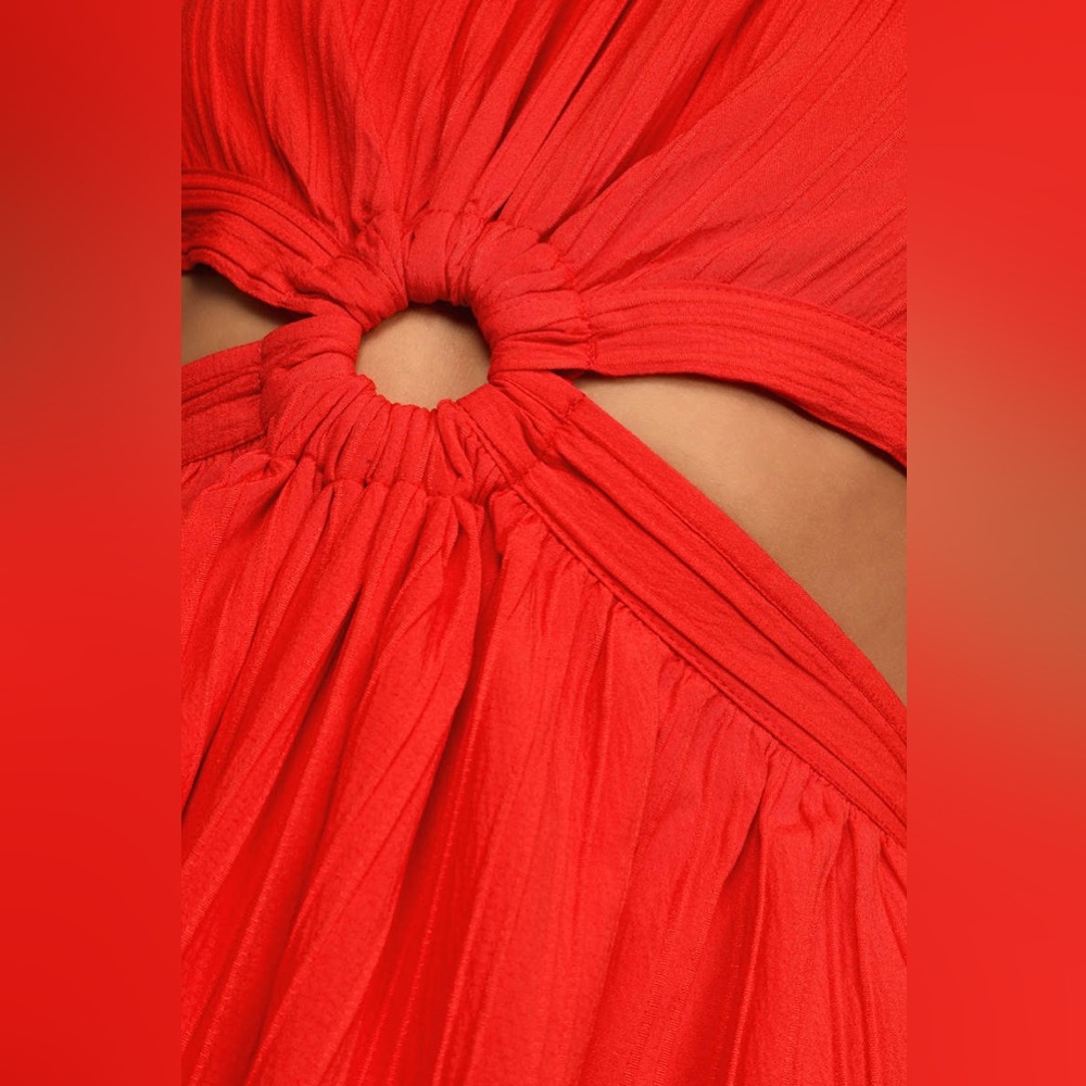 Lulus Island Vacay Red Tie-Back Maxi Dress - Picture 5 of 10